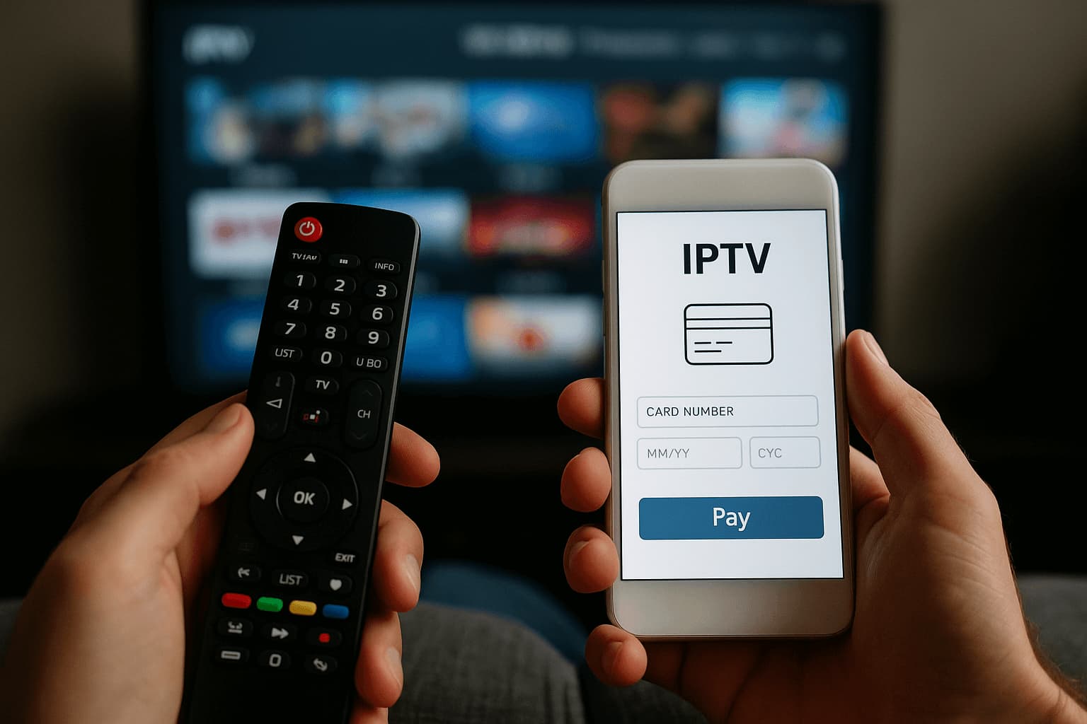 Wie führe ich eine IPTV-Aufladung durch?