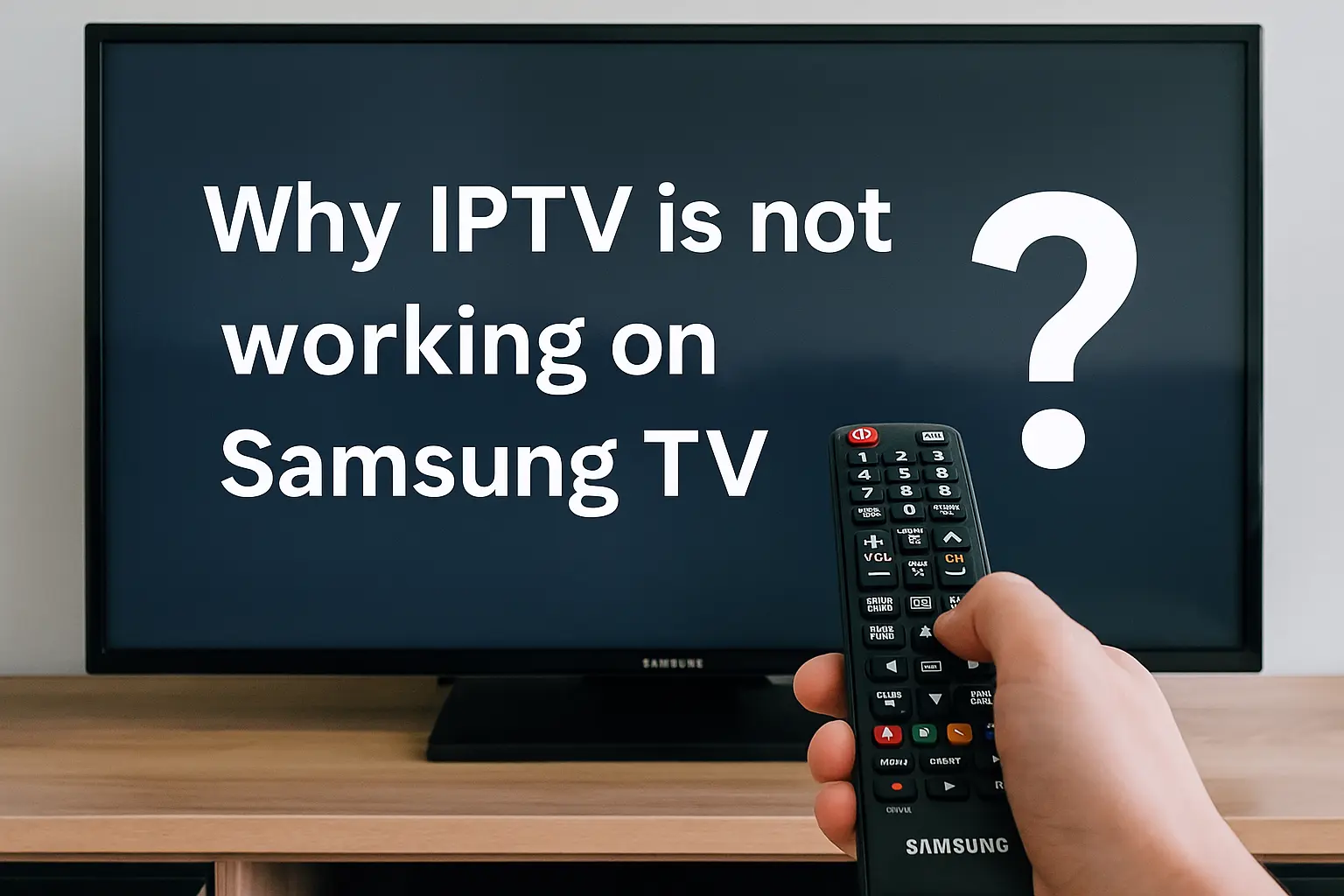 Warum funktioniert IPTV nicht auf Samsung TV?